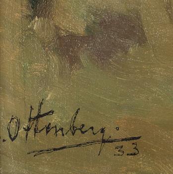 BORIS OTTENBERG, olja på duk, signerad och daterad -33.