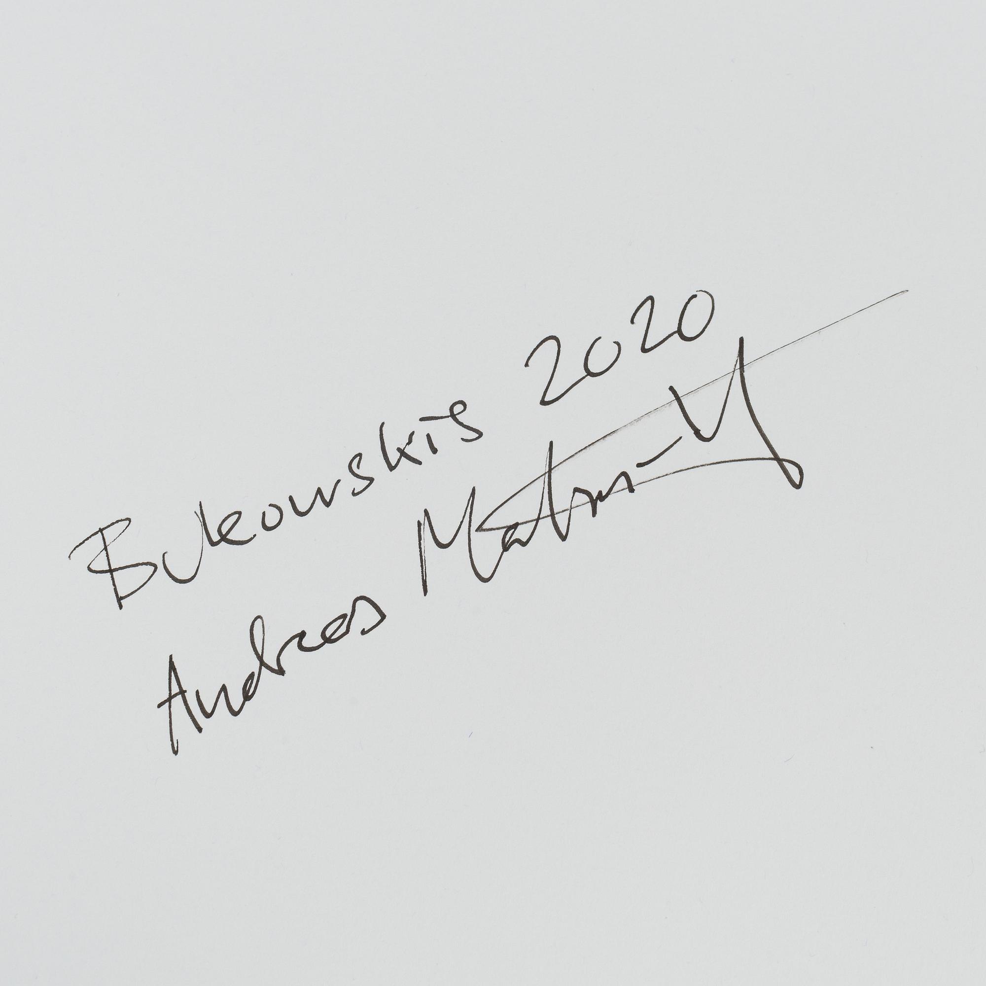 ANDREAS MARTIN-LÖF, bok, "Andreas Martin-Löf Arkitekter, One to One", signerad av författaren.