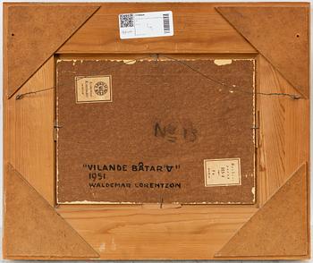 Waldemar Lorentzon, "Vilande båtar V".