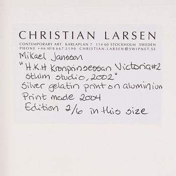 Mikael Jansson, "H.K.H Kronprinsessan Victoria #2, Stockholm Studio, 2002".