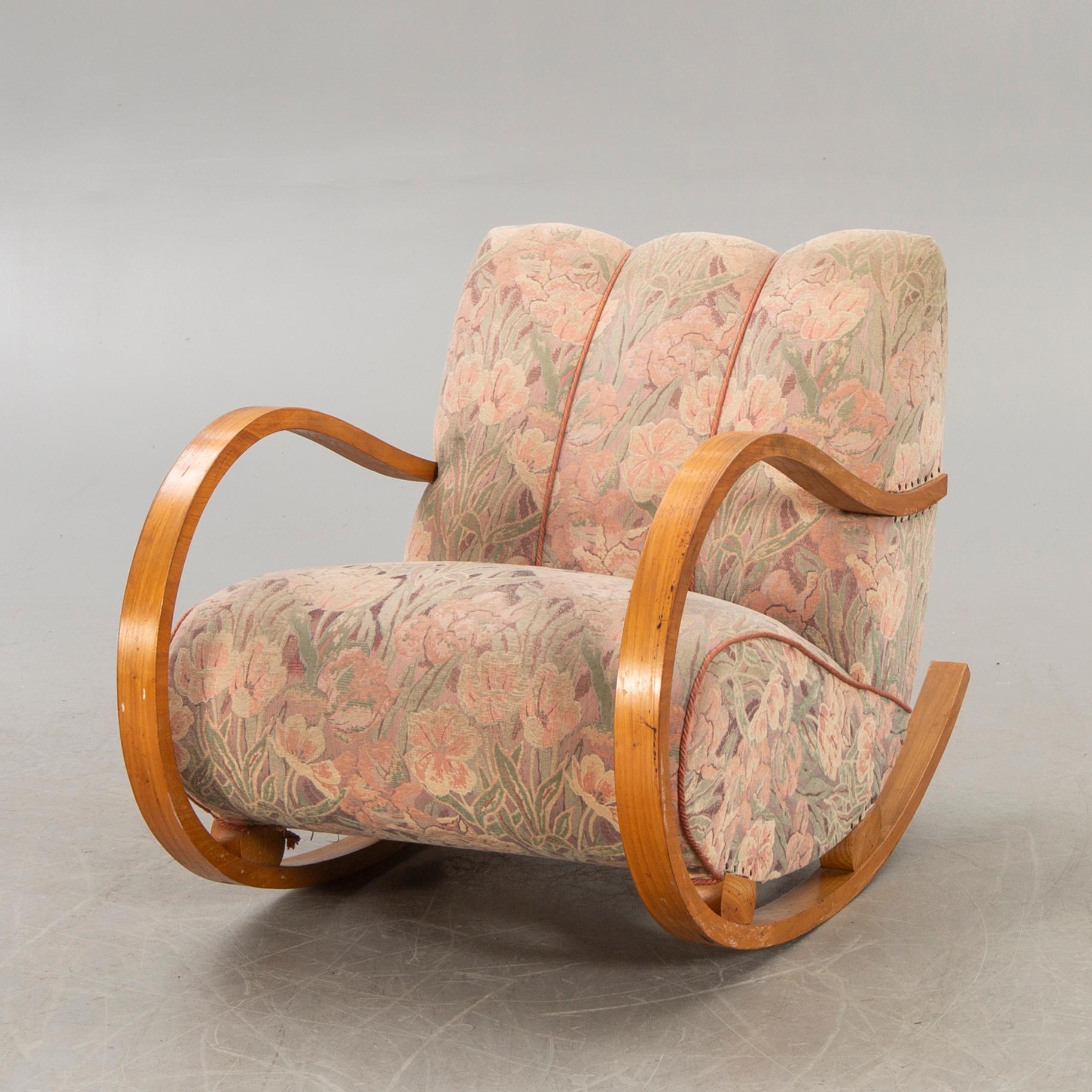 A Swedish 1940s rocking chair. Bukowskis