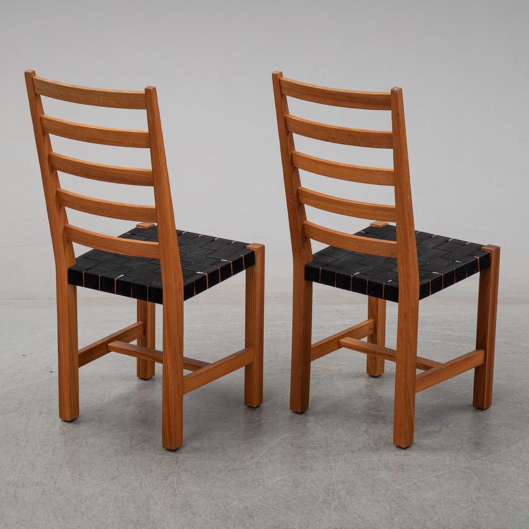 STOLAR 6 st. "Sadelöga hög", Design Christer Larsson, Möbelshop Sven Larsson.