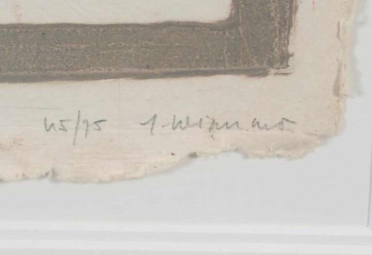 JAMES COIGNARD, carborundumetsning, signerad och numrerad 45/75.