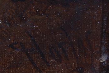 OKÄND KONSTNÄR, olja på duk, 1800-tal.