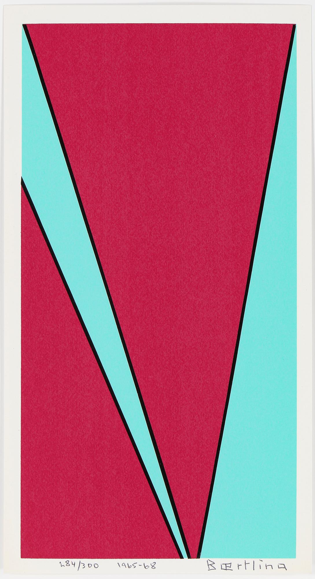 OLLE BAERTLING, färgserigrafi, 1965-68, signerad och numrerad 284/300.