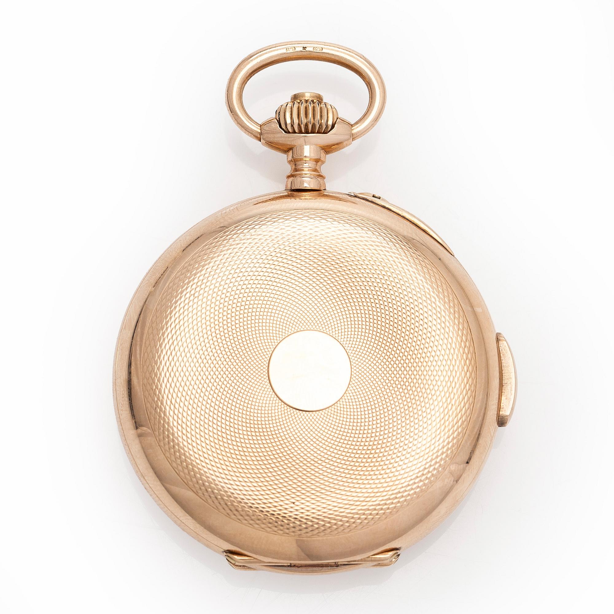 Mermod Frères, taskukello, repeteeri, kronografi, 51,5 mm.