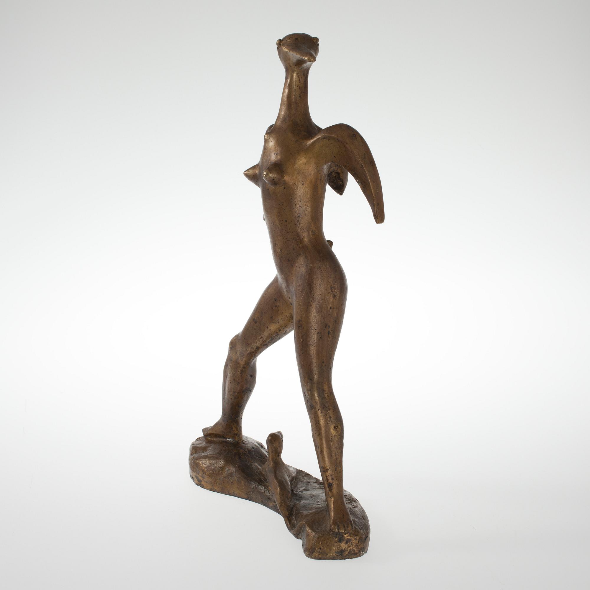SKULPTUR, brons, signerad i godset Ioan Bolborea, 1990-talets slut.