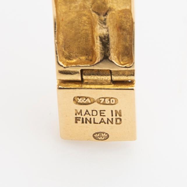 Björn Weckström, Bracelet "Kultaköngäs Cascade/Golden King Cascade" 18K gold, Lapponia.