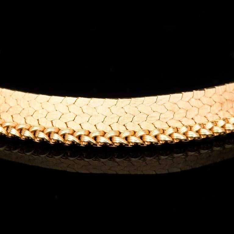 HALSSMYCKE, 18K guld. Frankrike.