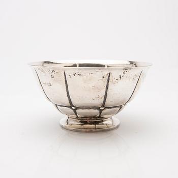 Bowl, silver, Christian F. Heise, Joh. H. Paulsen, Denmark, 1925.