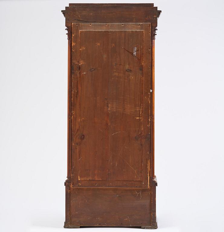 A Swedish Empire mahogany bibliothèque, ca 1830.