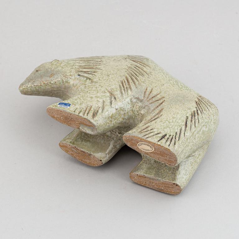 Lisa Larson, a stoneware figurine, 'Isbjörn' from the series 'Stora Zoo', Gustavsberg.