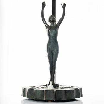 Bordslampa, art deco, 1920/30-tal.