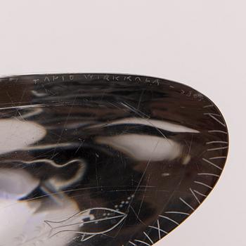 TAPIO WIRKKALA, glasskulptur, "Tunturi" (Fjäll), signerad Tapio Wirkkala 3805.