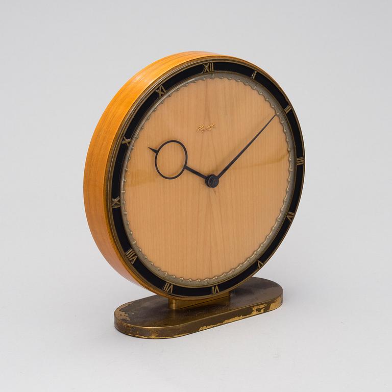An art déco Kienzle mantle clock by Heinrich Möller, Germany 1930s.