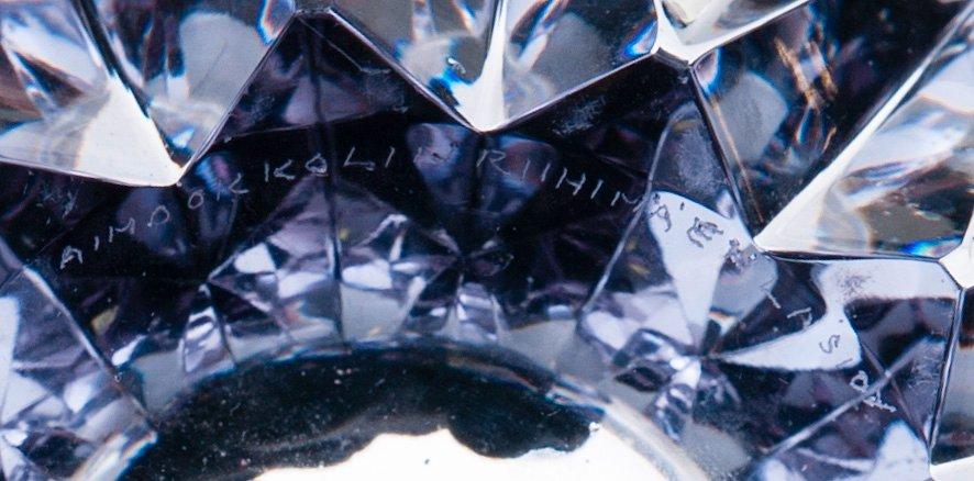 Aimo Okkolin, A CRYSTAL VASE.