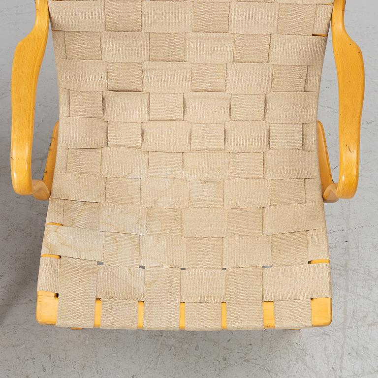 Bruno Mathsson, Armchairs, a pair, “Eva”, Firma Karl Mathsson, Värnamo, 1964.