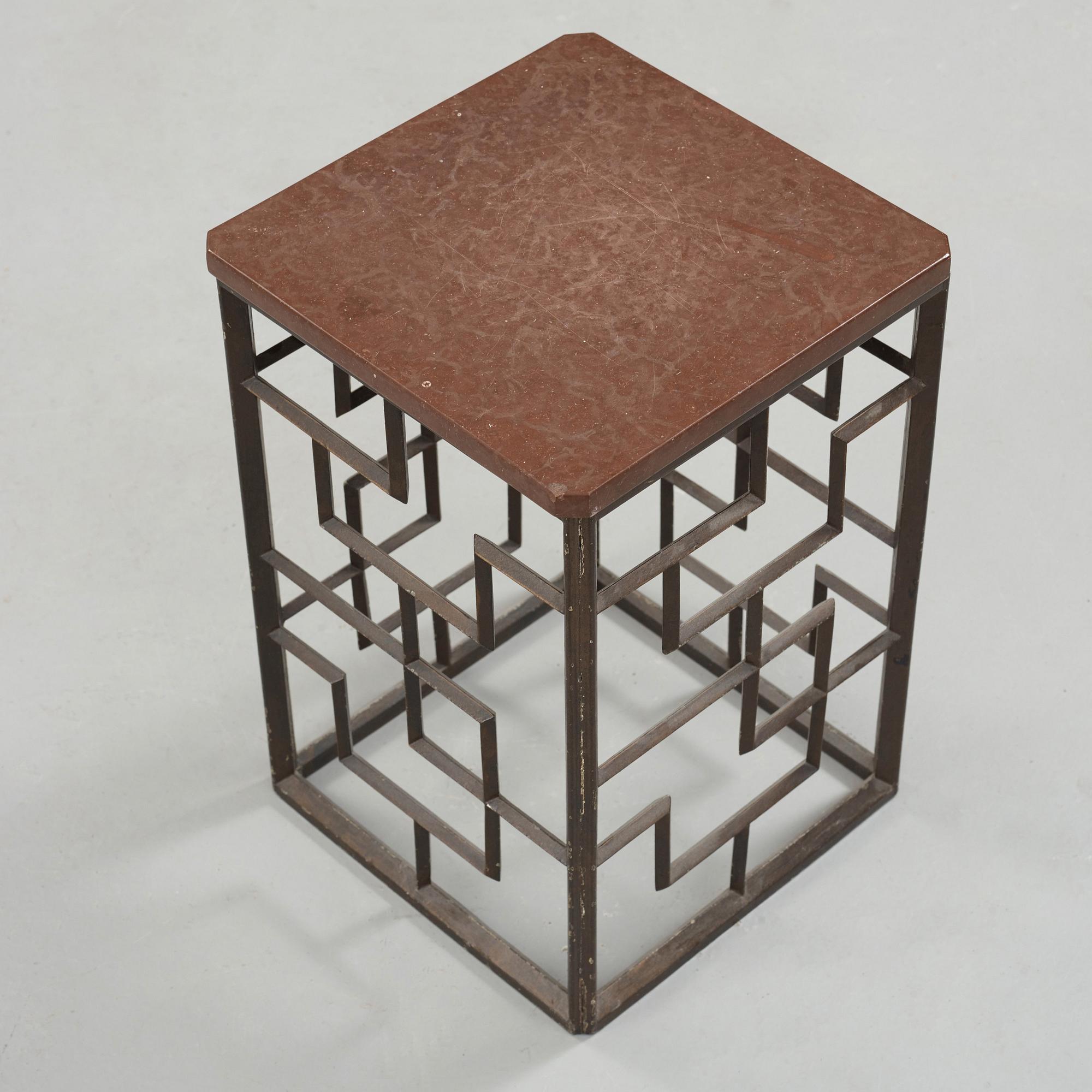 Carl Hörvik, 'Blomster', a Swedish grace cast iron flower table, Näfveqvarns Bruk, Sweden early 1920's.