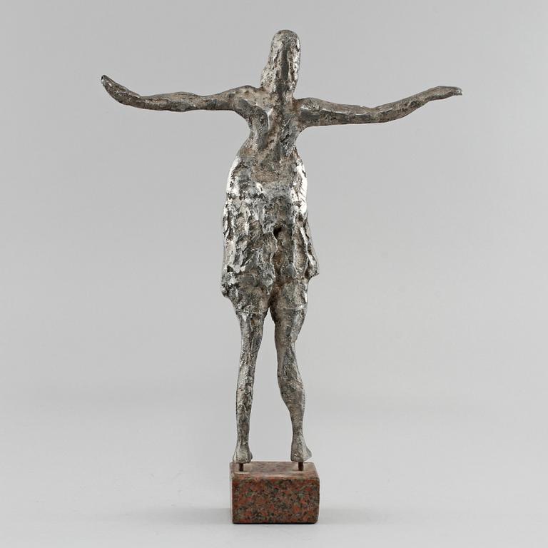 SKULPTUR, vitmetall, 1900-talets andra hälft.