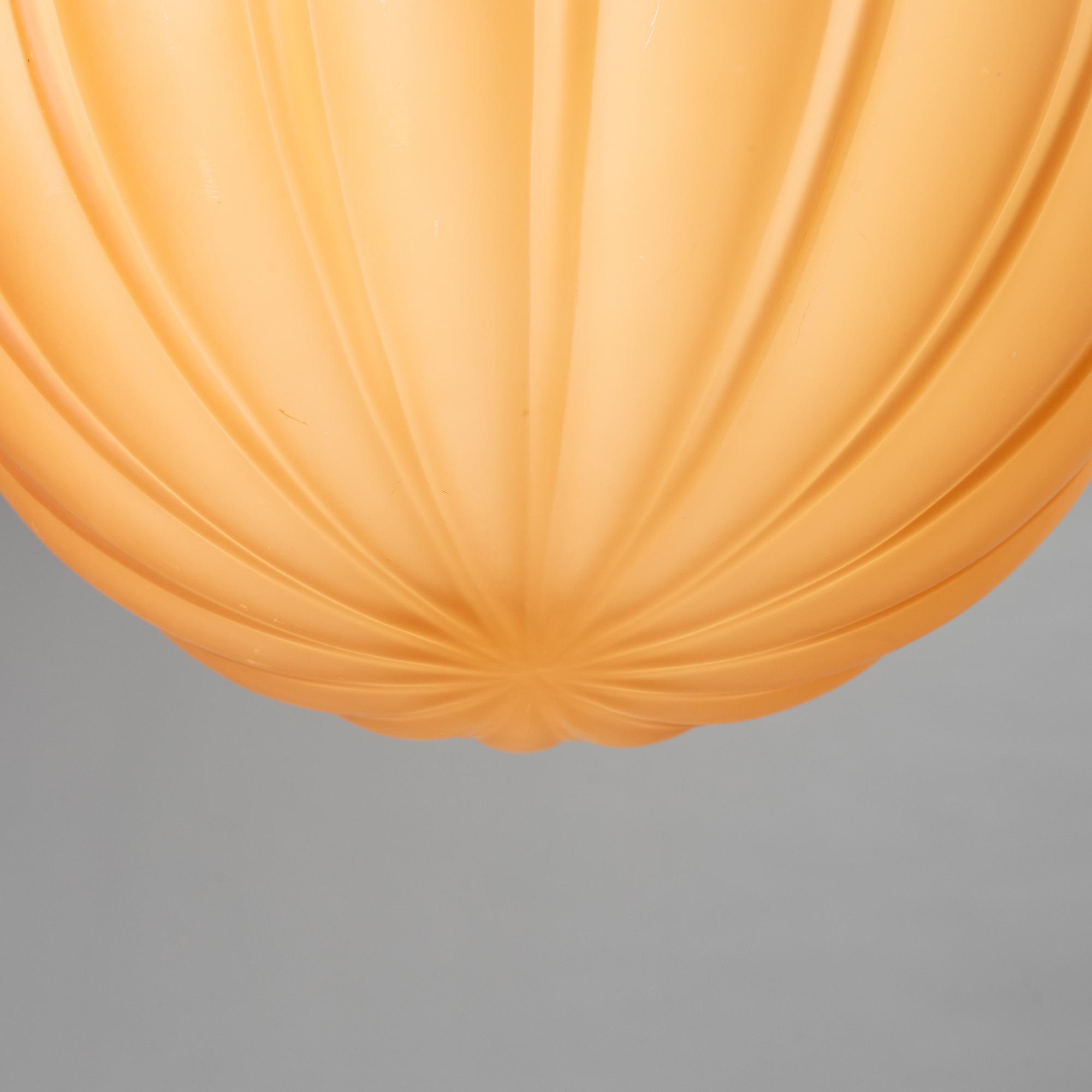 Harald Notini, an imposing ceiling lamp, Arvid Böhlmarks Lampfabrik, Stockholm, 1930s.