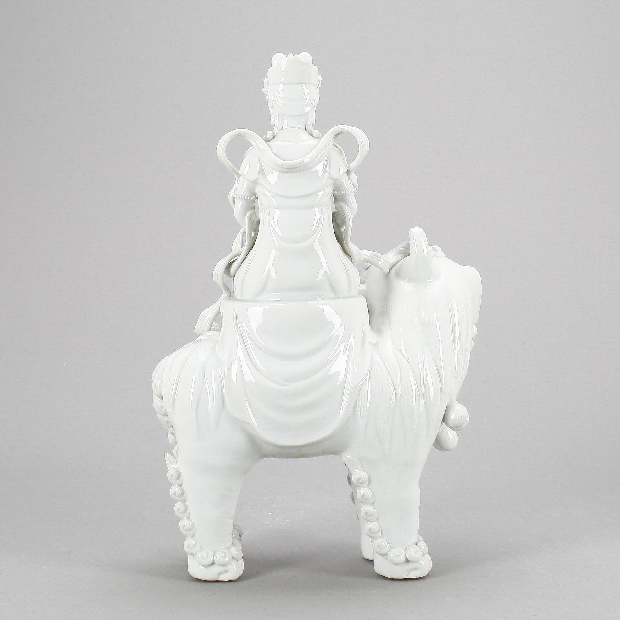 FIGURIN, Blanc de chine, 1800/1900-tal.