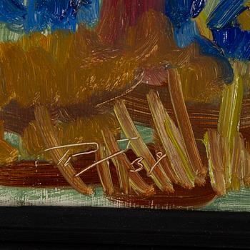 RUNE JANSSON, Olja på pannå, signerad och daterad -39.