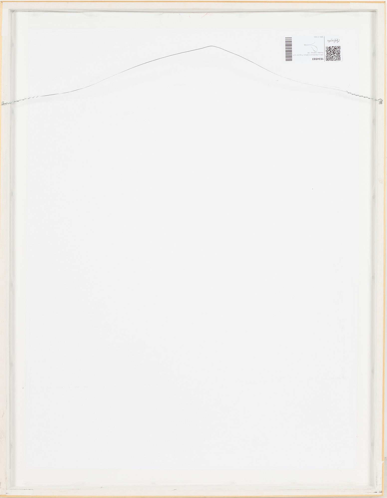 Ulrica Hydman-Vallien, Figurer och hundar vid kaj.