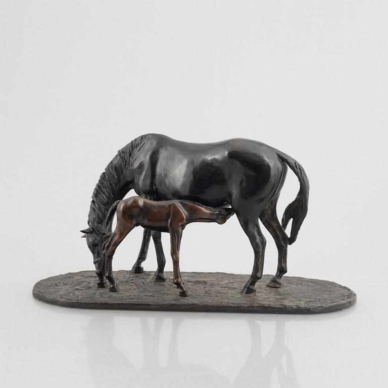 Antonio Coello de Portugal, Mare with foal.