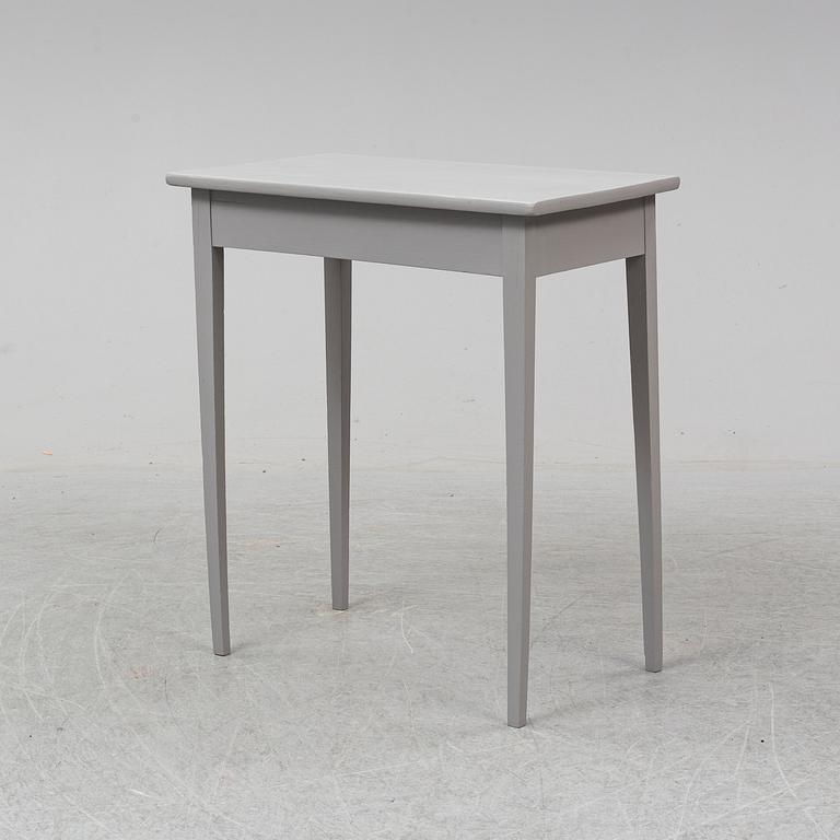 A painted table, 19th Century.
