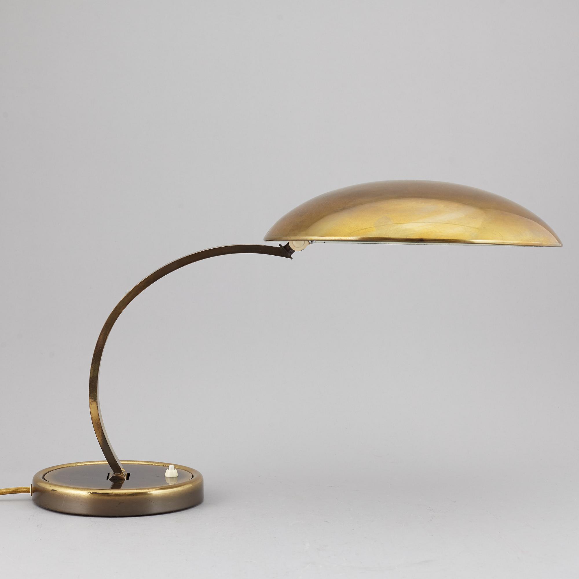 CHRISTIAN DELL, bordslampa, Gebr. Kaiser & Co, Tyskland 1930-tal.