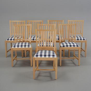 STOLAR.  8 st, Gustaviansk stil, 1900-tal.