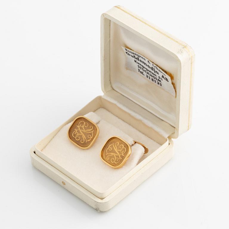 Cufflinks, Stigbert, 18K gold.