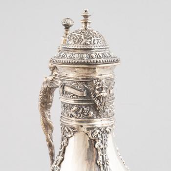 Karaff, silver, 1900-tal.