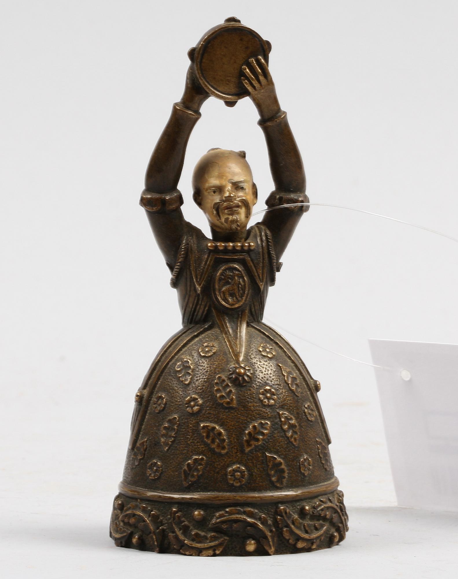 BORDSPINGLA, mässing, orientalisk, 1900-tal.