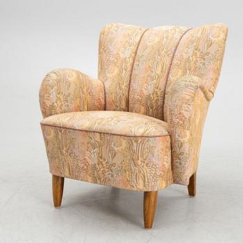 A Swedish Modern armchair, mid 20th century.