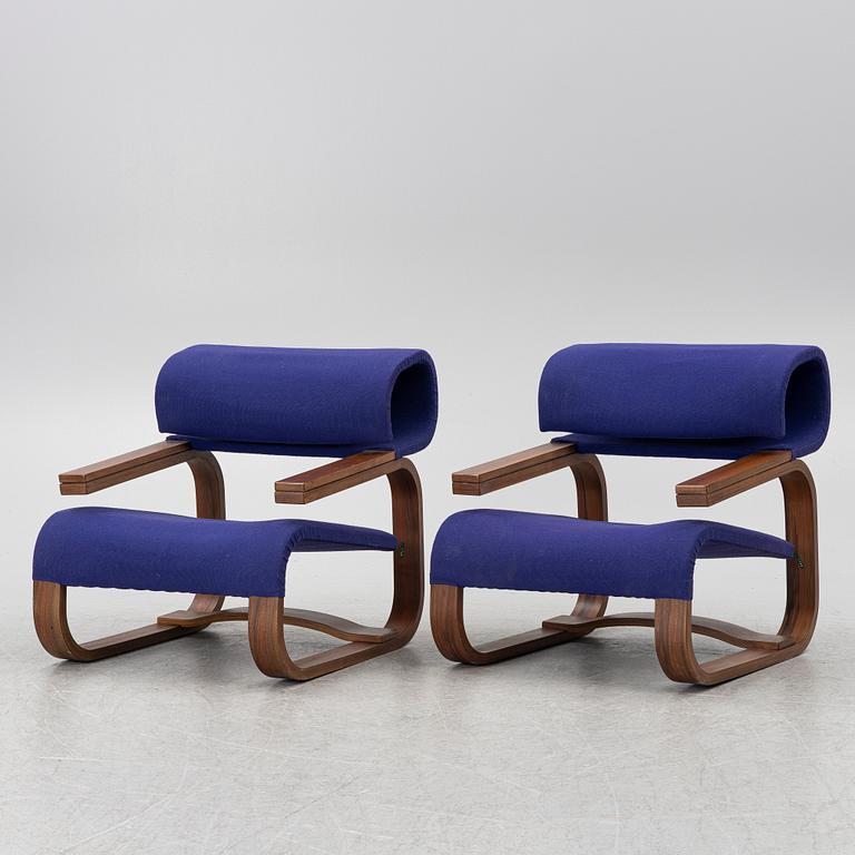 Jan Bocan, a pair of armchairs, Thonet, executed for the Czechoslovakian Embassy, Stockholm 1972.