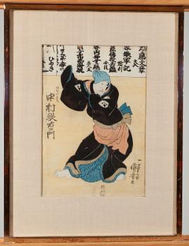 UTAGAWA ICHIYUASAI KUNIYOSHI, träsnitt.