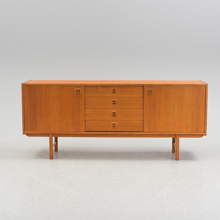 A "Korsör" teak sideboard by IKEA.