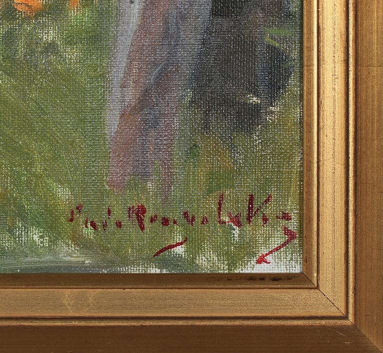 GERDA ROOSVAL-KALLSTENIUS, olja på duk, sign.