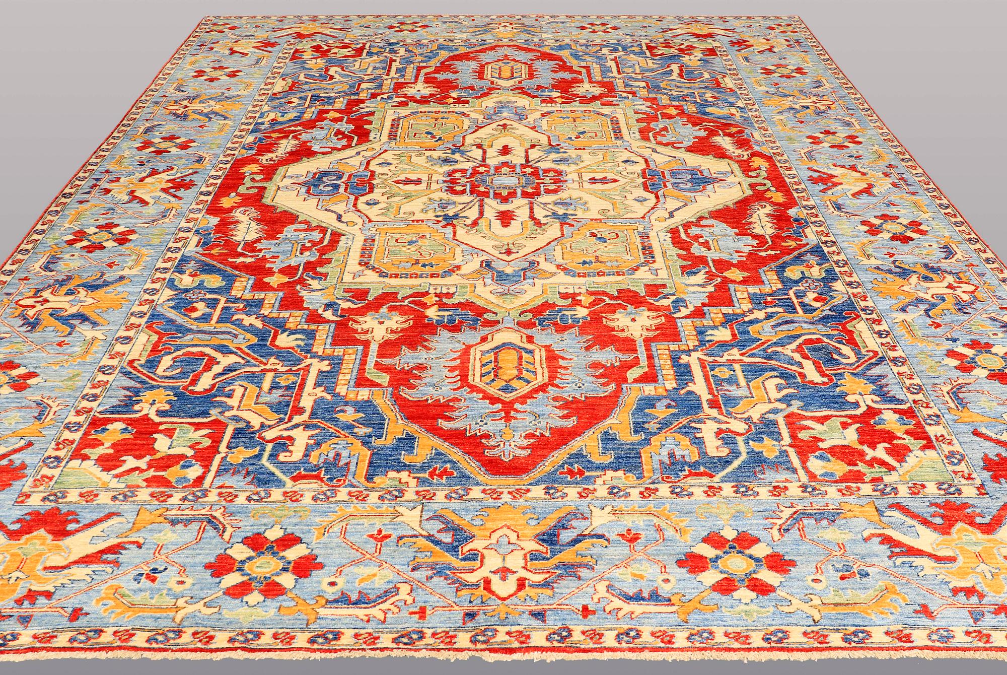 A carpet, oriental, ca 418 x 298 cm.