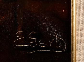 EDIT GERT, olja på duk, signerad.