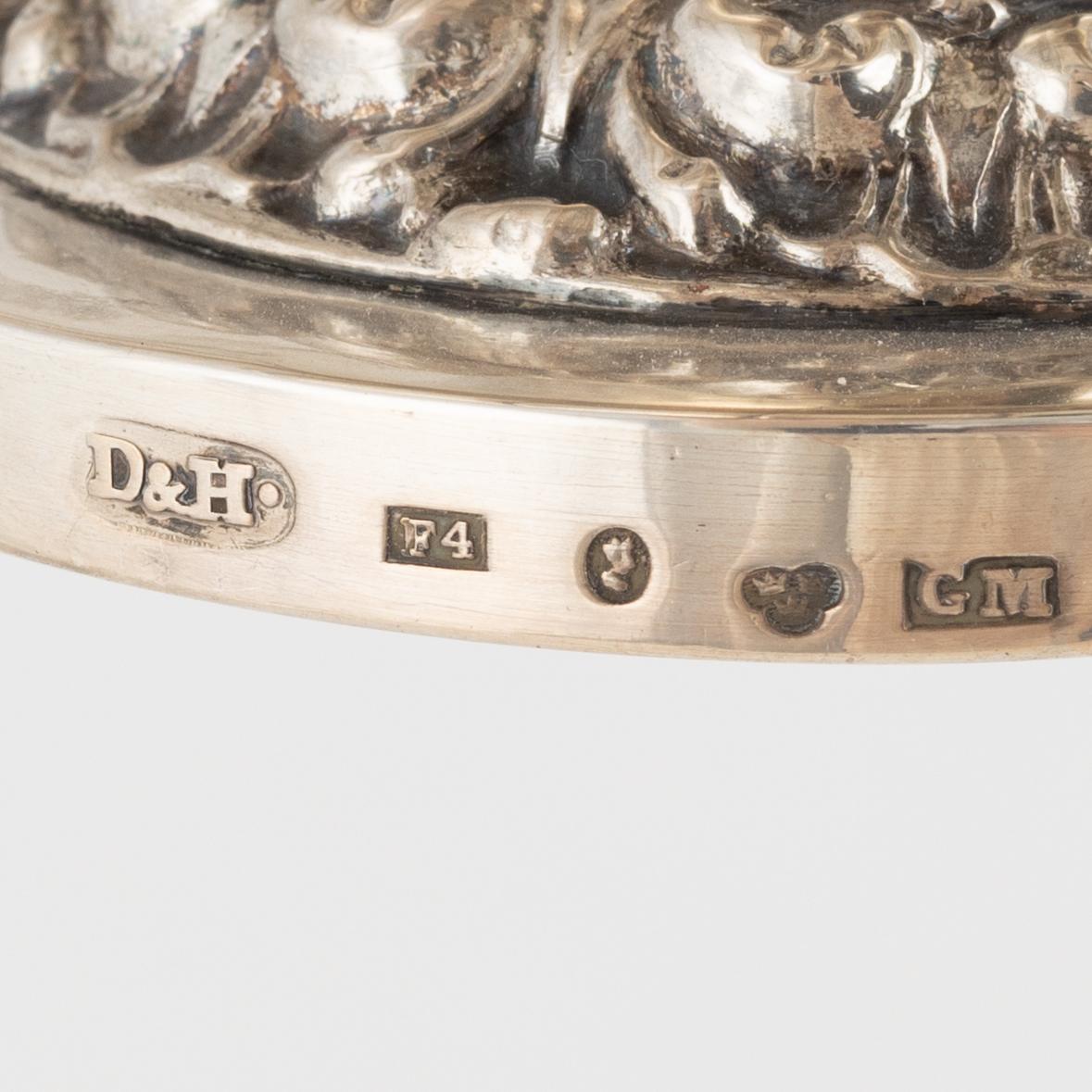 A silver creamer by Gustav Möllenborg Stockholm 1836.