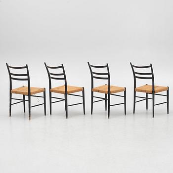 Yngve Ekström, four chairs, 'Gracell', Gemla, Diö, 1950s-60s.