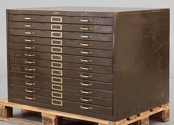 DOKUMENTSKÅP/HURTS, plåt, 1900-talets första hälft.