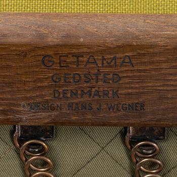 A GE-290A lounge chair by Hans J Wegner, for Getama, designed 1953.