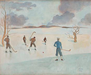 534. Einar Jolin, Bandy players.