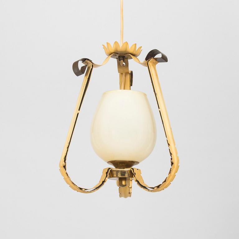 Lisa Johansson-Pape, taklampa, Orno, 1940-tal.