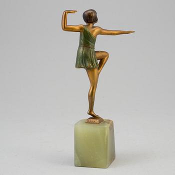 FIGURIN, brons, art deco, 1920/30-tal.