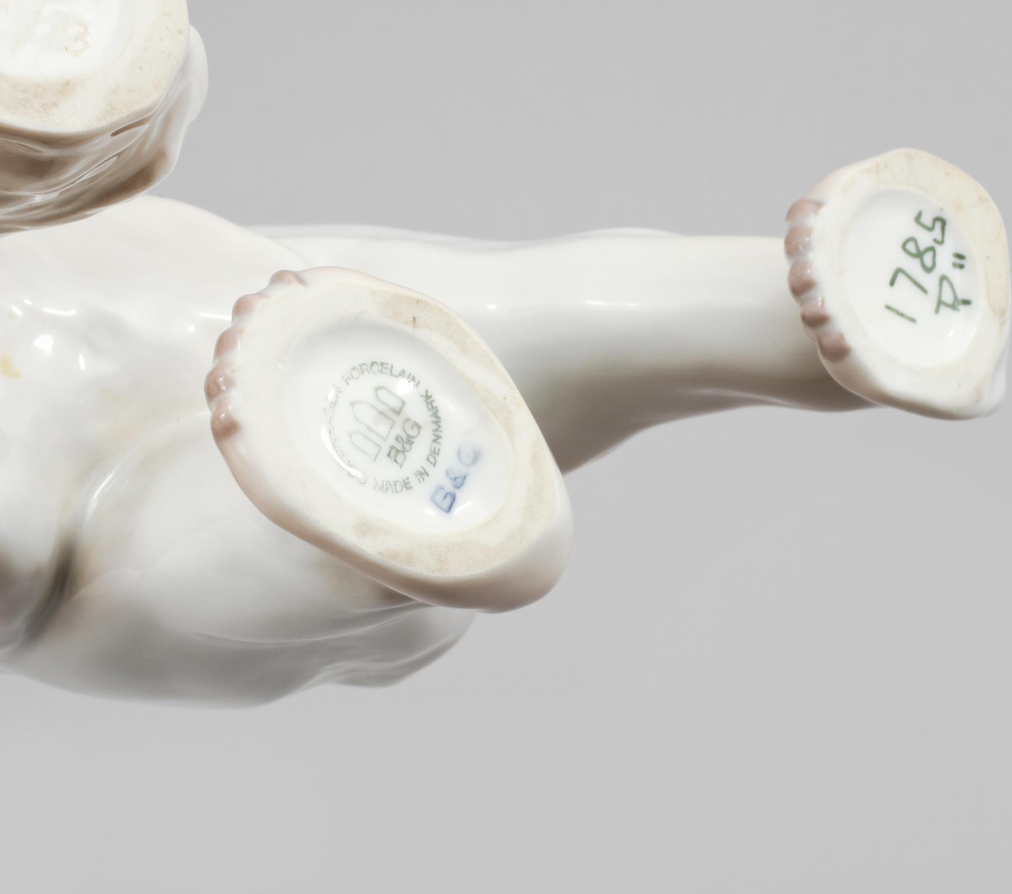 FIGURIN, porslin, Niels Nielsen, Bing & Gröndahl, 1900-tal.
