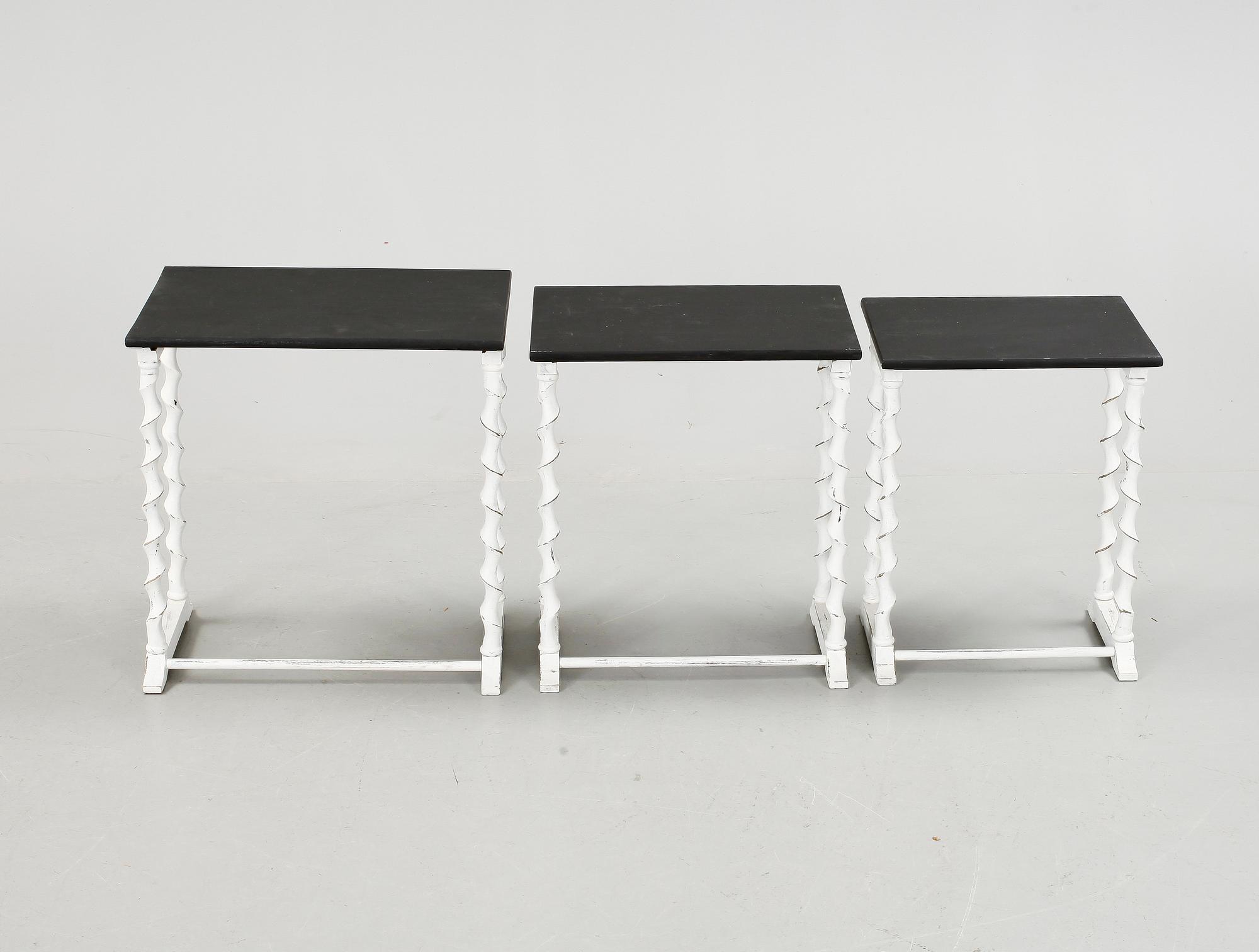 SATSBORD, tre delar, omkring 1900.